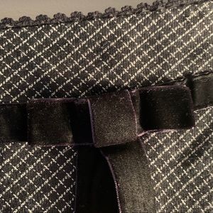 Vintage Velvet Bow Skirt